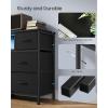 imageSONGMICS BELLAH Collection  Dresser for Bedroom with Outlets and LED Lights TV Stand for TVs Up to 55 Inches Chest of Drawers 8 Drawers Steel Industrial Modern Ink Black ULGS433BH02SInk Black