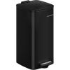 imageSONGMICS Kitchen Trash Can 52Gallon 20 L Trash Bin Stainless Steel Garbage Can with Inner Bucket Soft Close and Stays Open Cloud White ULTB592W01Ink Black