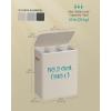 imageSONGMICS Laundry Basket 172 Gal Laundry Hamper Easy Assembly with Lid and Handles Removable Liner 154 x 87 x 295 Inches Cappuccino Beige ULCB810LH01Cappuccino Beige