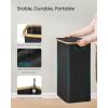 imageSONGMICS Laundry Hamper Laundry Basket with Lid Foldable Storage Basket Bamboo Frame for Bedroom Living Room Oxford Fabric 264 Gal 100 L Ink Black ULCB518BH01Ink Black