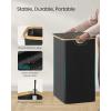 imageSONGMICS Laundry Hamper Laundry Basket with Lid Foldable Storage Basket Bamboo Frame for Bedroom Living Room Oxford Fabric 264 Gal 100 L Ink Black ULCB518BH01Ink Black