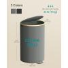 imageSONGMICS Laundry Hamper Laundry Sorter with Lid Storage Basket Bin Removable Liners Bamboo Frame for Bedroom 4 Sections 594 Gallon 225 L Ink Black ULCB534BH01Slate Gray
