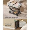imageSONGMICS Solid Wood Luggage Racks Set of 2 No Assembly Required Foldable Suitcase Stand Luggage Holder with Storage Shelf for Guest Room Hotel Bedroom Coffee Brown URLR021K01Ink Black
