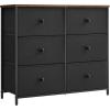 Ebony Black + Rustic Brown