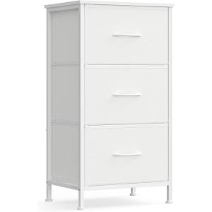 imageSONGMICS BELLAH Collection  Dresser for Bedroom Chest of Drawers Storage Organizer Unit Closet Entryway Steel 8 Drawers Modern Ebony Black ULGS124BE02SCloud White  Snow White