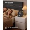 imageSONGMICS Automatic Single Watch Winder Box with Quiet Motor for Automatic Watches with LED Light Adjustable Pillow Lock 4 Winding Settings Includes a USBC Charging Cable Black UJWB030B012 Slot