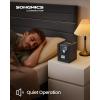 imageSONGMICS Automatic Single Watch Winder Box with Quiet Motor for Automatic Watches with LED Light Adjustable Pillow Lock 4 Winding Settings Includes a USBC Charging Cable Black UJWB030B011 Slot