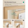 imageSONGMICS OvertheDoor Organizer 5Tier Door Hanging Storage Shelf HeavyDuty Closet Hanging Organizer Foldable Transparent Pockets Metal Hooks Ink Black URDH010BH01Cloud White