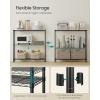 imageSONGMICS Storage Shelf Metal Wire Shelving Unit Adjustable Shelves for Garage Bedroom Living Room Kitchen Pantry 5 Tier 118 x 354 x 63 Inches Ink Black ULGR195BH01SInk Black