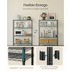 imageSONGMICS Storage Shelf Metal Wire Shelving Unit Adjustable Shelves for Garage Bedroom Living Room Kitchen Pantry 5 Tier 118 x 354 x 63 Inches Ink Black ULGR195BH01SInk Black