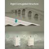 imageSONGMICS Trash Can 13 Gallon 50 L Garbage Can for Kitchen with Lid Pedal and Removable Inner Bucket Soft Close Stainless Steel 15 Trash Bags Code K Included Midnight Blue ULTB586QZ01Cream White
