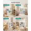 imageSONGMICS Kids Bookcase 5Tier Montessori Bookshelf FrontFacing Book Display Rack for Childrens Room Reading Nook 118 x 315 x 315 Inches Cloud White UGKR076WZ01Cloud White