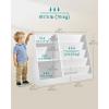 imageSONGMICS Kids Bookcase 5Tier Montessori Bookshelf FrontFacing Book Display Rack for Childrens Room Reading Nook 118 x 315 x 315 Inches Cloud White UGKR076WZ01Cloud White
