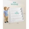 imageSONGMICS Kids Bookcase 5Tier Montessori Bookshelf FrontFacing Book Display Rack for Childrens Room Reading Nook 118 x 315 x 315 Inches Cloud White UGKR076WZ01Cloud White
