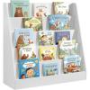 imageSONGMICS Kids Bookcase 5Tier Montessori Bookshelf FrontFacing Book Display Rack for Childrens Room Reading Nook 118 x 315 x 315 Inches Cloud White UGKR076WZ01Cloud White