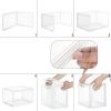 imageSONGMICS Shoe Boxes Pack of 6 Stackable Shoe Organizers with Clear Door for Sneakers Plastic Shoe Storage for US Size 12 142 x 11 x 87 Inches Transparent ULSP06CW