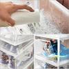 imageSONGMICS Shoe Boxes Pack of 6 Stackable Shoe Organizers with Clear Door for Sneakers Plastic Shoe Storage for US Size 12 142 x 11 x 87 Inches Transparent ULSP06CW