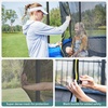 image:imageSONGMICS Trampoline 15 ft Outdoor Trampoline for Kids Adults with Basketball Hoop Safety Enclosure Inner Net Ladder Spring Cover Pad Max Load 209 lb Blue and Black USTR154Q01