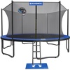 image:imageSONGMICS Trampoline 15 ft Outdoor Trampoline for Kids Adults with Basketball Hoop Safety Enclosure Inner Net Ladder Spring Cover Pad Max Load 209 lb Blue and Black USTR154Q01