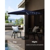 image:imageSONGMICS 9 ft Solar Patio Umbrella 32 LED Lights Lighted Table Outdoor Umbrella UPF 50 30 DualTilt System for Garden Balcony Patio Backyard Market Without Base Navy Blue UGPU011L01Navy Blue