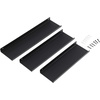 image:imageSONGMICS Set of 3 Wall Shelves Metal Floating Shelves Industrial WallMounted Shelving for Decorations Photos Knickknacks Multiple Layouts 6 Screws Included for Mounting Black ULFS12BK