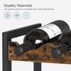image:imageSONGMICS Wine Rack 3 Tier Tabletop Wine Water Bottle Organizer Storage Large Capacity Holds 12 Bottles Bamboo Countertop Wine Holder Shelf for Kitchen Bar Cabinets Pantry Rustic Brown and Black