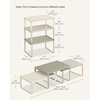 image:imageSONGMICS Cabinet Organizer Shelf Set of 3 Kitchen Counter Shelves Kitchen Storage Spice Rack Stackable Expandable Apricot UKCS220Y01V1Sand Beige