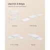 image:imageSONGMICS Cabinet Organizer Shelf Set of 3 Kitchen Counter Shelves Kitchen Storage Spice Rack Stackable Expandable Apricot UKCS220Y01V1Snow White  Matte White