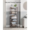 image:imageSONGMICS Metal Shoe Rack Free Standing Shoe Organizer for Entryway Closet Garage Small Spaces HeavyDuty Slim Steel Storage Shelf 4Tier Fits 1520 Pairs Black ULMR044BP01Bronze