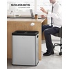 image:imageSONGMICS 2 x 66 Gallon Open Top Trash Can Dual Compartment Garbage Can for Waste and Recycling Stainless Steel Trash Bin for Office Restaurant Commercial Use Metallic Silver ULTB710E50Metallic Silver