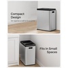 image:imageSONGMICS 2 x 66 Gallon Open Top Trash Can Dual Compartment Garbage Can for Waste and Recycling Stainless Steel Trash Bin for Office Restaurant Commercial Use Metallic Silver ULTB710E50Metallic Silver
