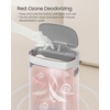 image:imageSONGMICS Kitchen Trash Can 172Gallon 65 L Motion Sensor Garbage Can Stainless Steel Trash Bin Ozone Odor Control StayOpen Cloud White ULTB660W01Cloud White