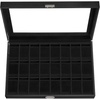 image:imageSONGMICS Watch Box 12 Slots with Glass Windows 360 Rotating Vertical Watch Display Case Jewelry Sunglasses Ring Storage 10 Necklace Hooks Removable Pillows Velvet Lining Ink Black UJWB028B01Ink Black  Ink Black