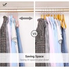 image:imageSONGMICS 30Pack amp 24Pack Pants Hangers Bundle Slim NonSlip SpaceSaving Adjustable Clips Velvet Finish Pink