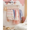 image:imageSONGMICS Baby Kids Hangers 30 Pack for Closet 118 x 81 Inches Rose Gold 360 Swivel Hooks SpaceSaving Clothes Velvet Hangers for Nursery NonSlip Jelly Pink UCRF027P30Pink