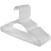 image:imageSONGMICS Clothes Hangers Plastic 50 Pack Easy and Convenient with Widened Non Slip Grooves and Reinforced Ends White UCRP03W50